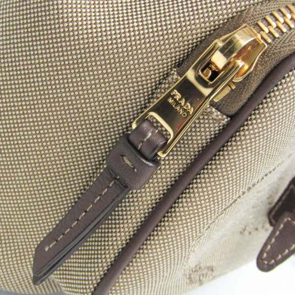 Prada Logo Jacquard Drawstring Bag Women's Leather,Jacquard Handbag,Shoulder ... - Picture 8 of 12